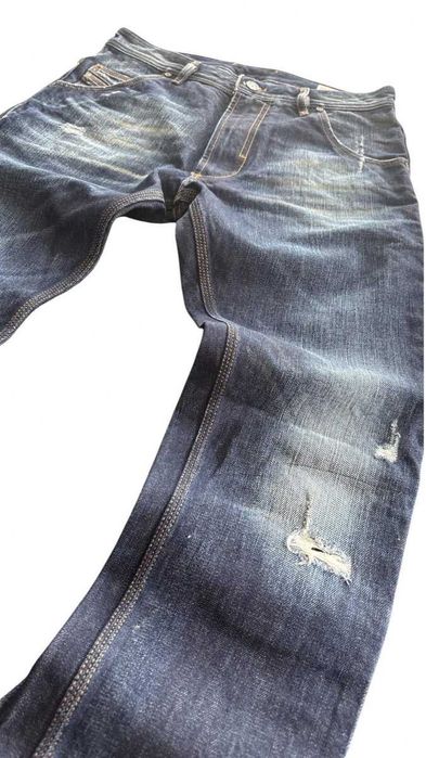 Diesel Industry дънки тъмносини distressed