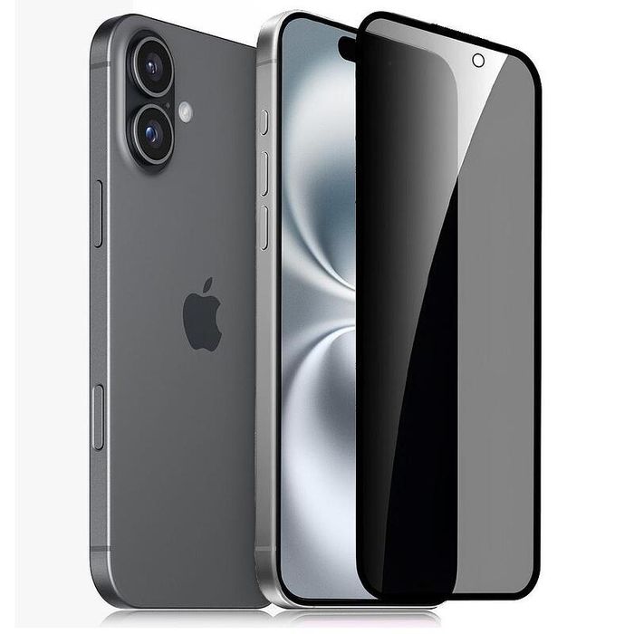 Privacy 5D Стъклен протектор за Дисплей за Apple iPhone 16 /16 Pro Max