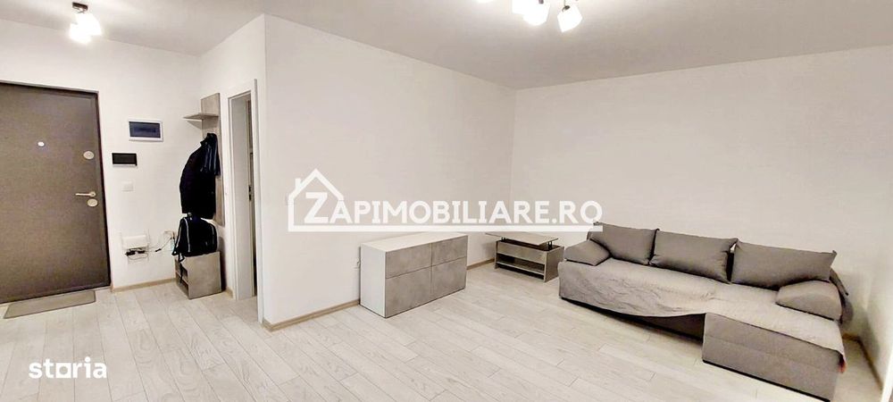 Apartament 1 camera in Bloc NOU,43mp.parcare, boxă la subsol