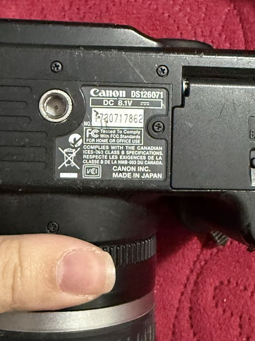 Vand camera Canon E05 350D