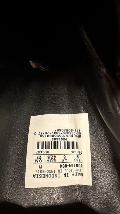 Колекционерски Jordan Boxing Shoes Roy Jones - US 9 / 42.5 - обувки за бокс