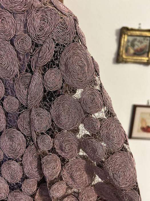 Rochie de gală din dantelă roz