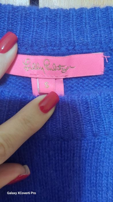 Пуловер Lilly Pulitzer. 100% кашмир S/М
100% е вълн