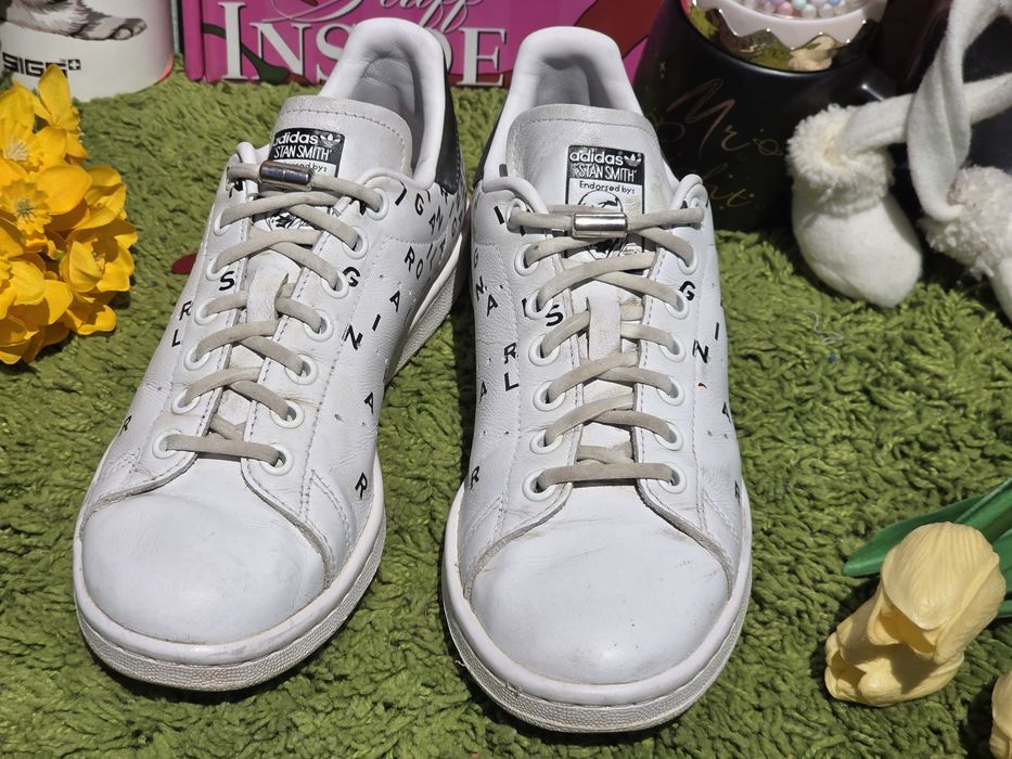 Adidas кожени кецове с букви N38