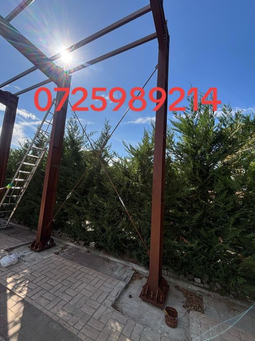 Structura metalica orice proiect realizam conform proiect carport hala