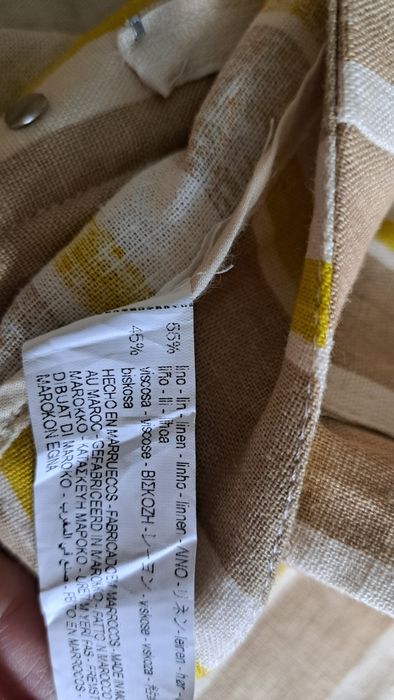 Zara: Pantaloni noi de in cu dungi, stil blugi