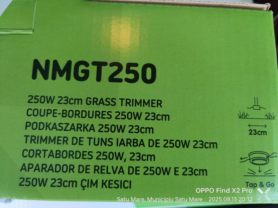 mașină electrică de tuns iarba NMLM1000 1000W 32 cm