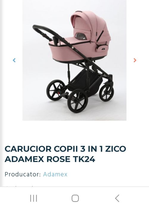 Cărucior 3 în 1 ADAMEX