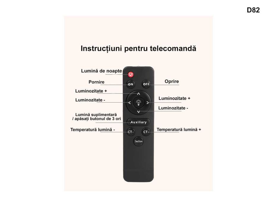 Ring Light LED 22 inchi Fotografie Lampa Circulara Ring Trepied 20cm