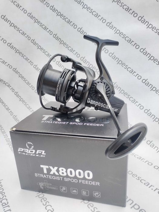 Mulinetă PRO FL Strategist SPOD Feeder si Crap TX8000 tambur Long Cast