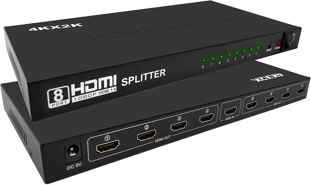 Splitter (Сплитер) hdmi 1-2/1-4/1-8 VGA Splitter (Сплитер) 1-4 в Алма