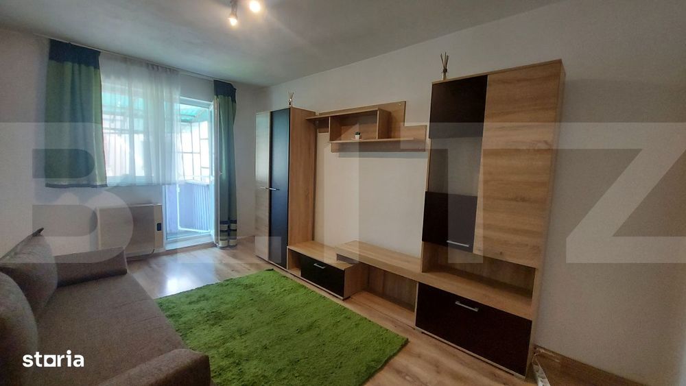 Garsoniera cu balcon, etaj 1, 21 mp, zona Semicentrala