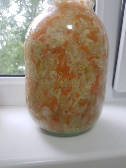 Солёная капуста .