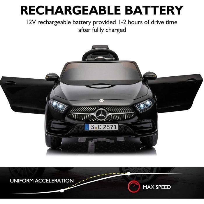 Акумулаторна кола Mercedes Benz CLS350  12V с меки гуми