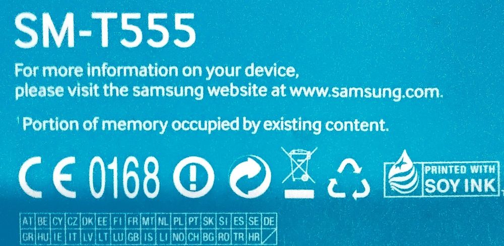 Tableta Tab A T555 stare excelentă de funcționare + BONUS - 350 Lei