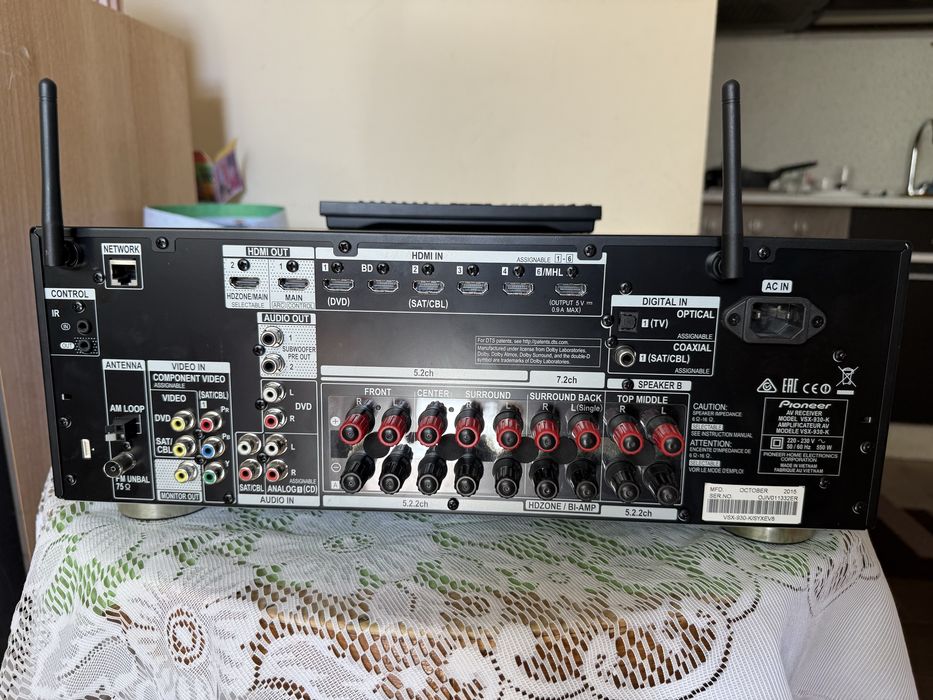 Pioneer VSX-930 Bluetooth Wi Fi