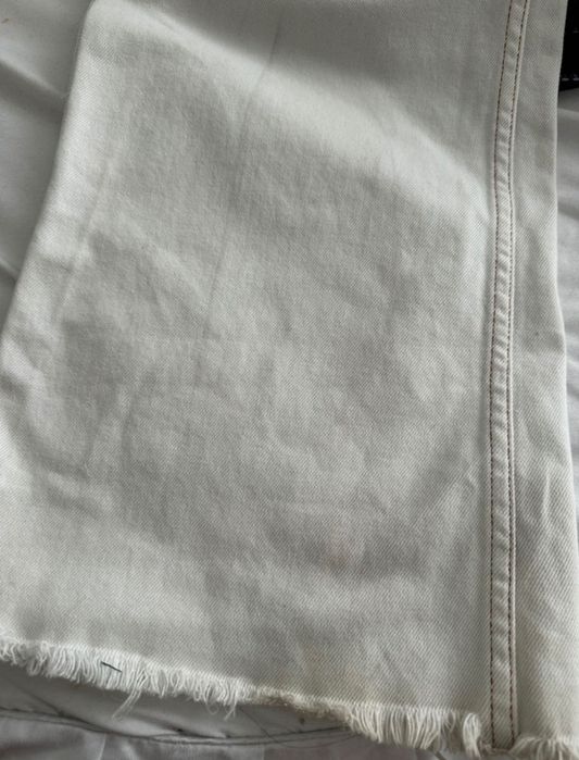 Blugi largi albi
