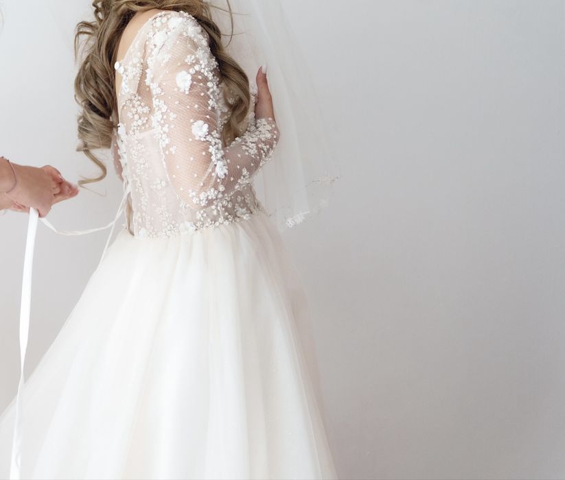 Rochie mireasa cu trena