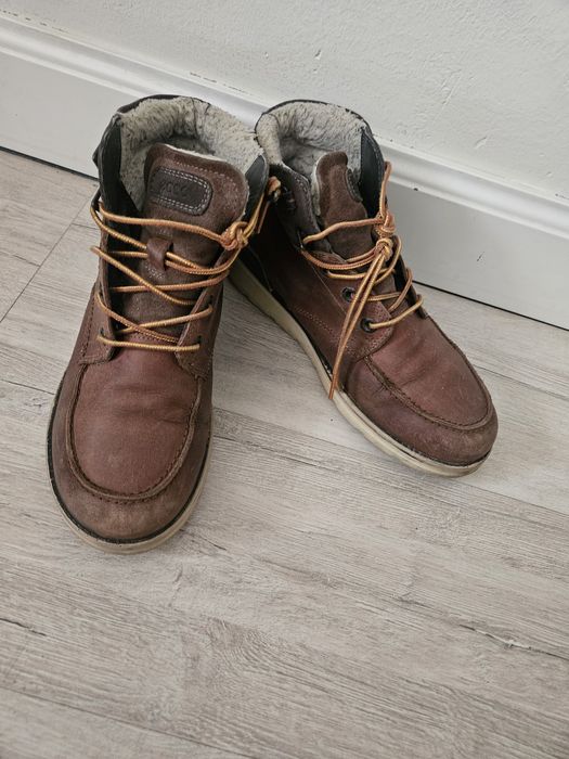 Ботинки ECCO .унисекс.натур замша