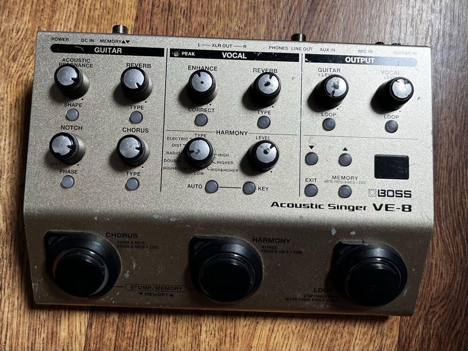 BOSS VE-8 Acoustic Singer – Voce + Chitară