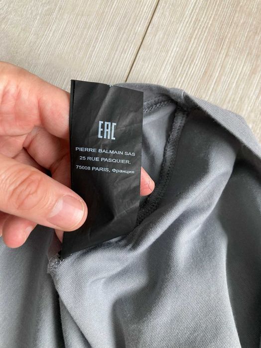 Balmain мъжка сива тениска размер М