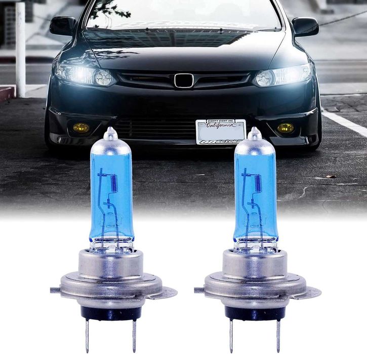 Халогенни крушки с Ксенон ефект 12V/H7/55W - комплект 2 броя.