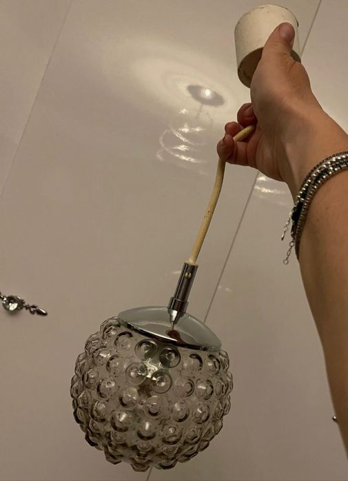 Mid century lampa pendul Bubble