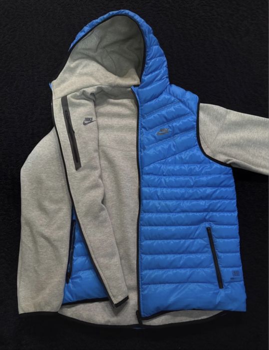 Nike Aeroloft 800 Tech Fleece Windrunner Jacket Reversible