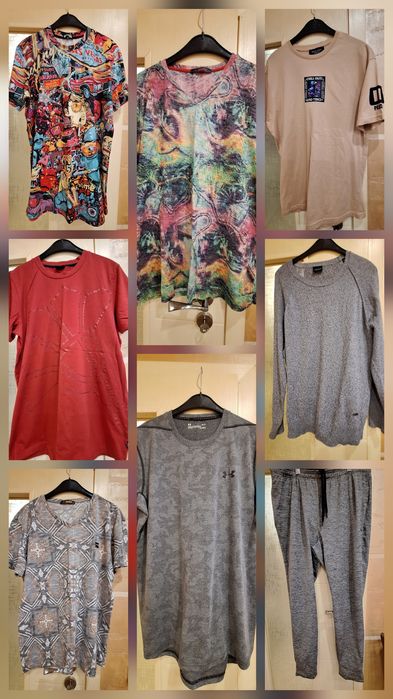 Страхотни мъжки тениски,като нови,S, XL,2XL