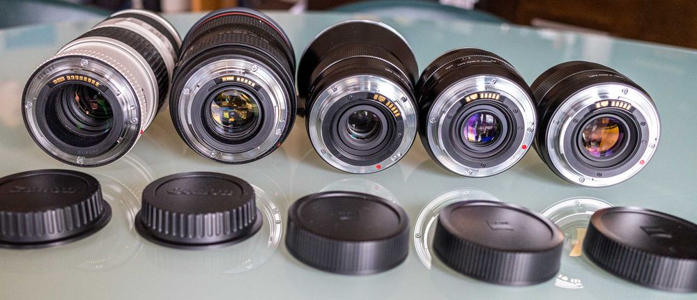 Комплект Canon EOS 5D Mark IV, Canon L и Zeiss обективи + аксесоари