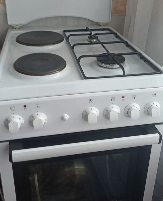 электроплита gorenje с газовыми и электрическими комфорками