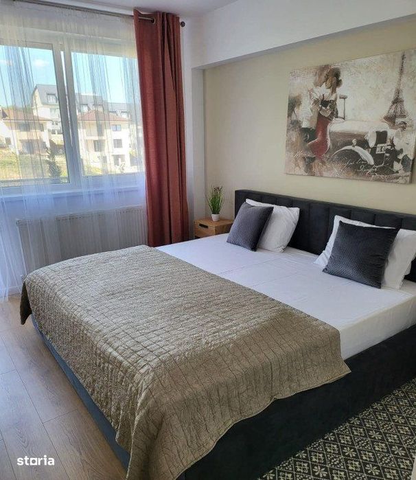 Apartament 2 camere, LUX, 58 mp, gradina 30 mp, Zona Teilor
