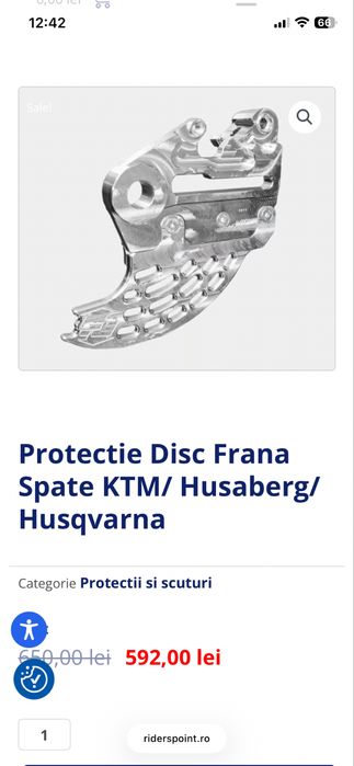 Protectie  Disc Frana Spate KTM/ Husaberg/ Husqvarna