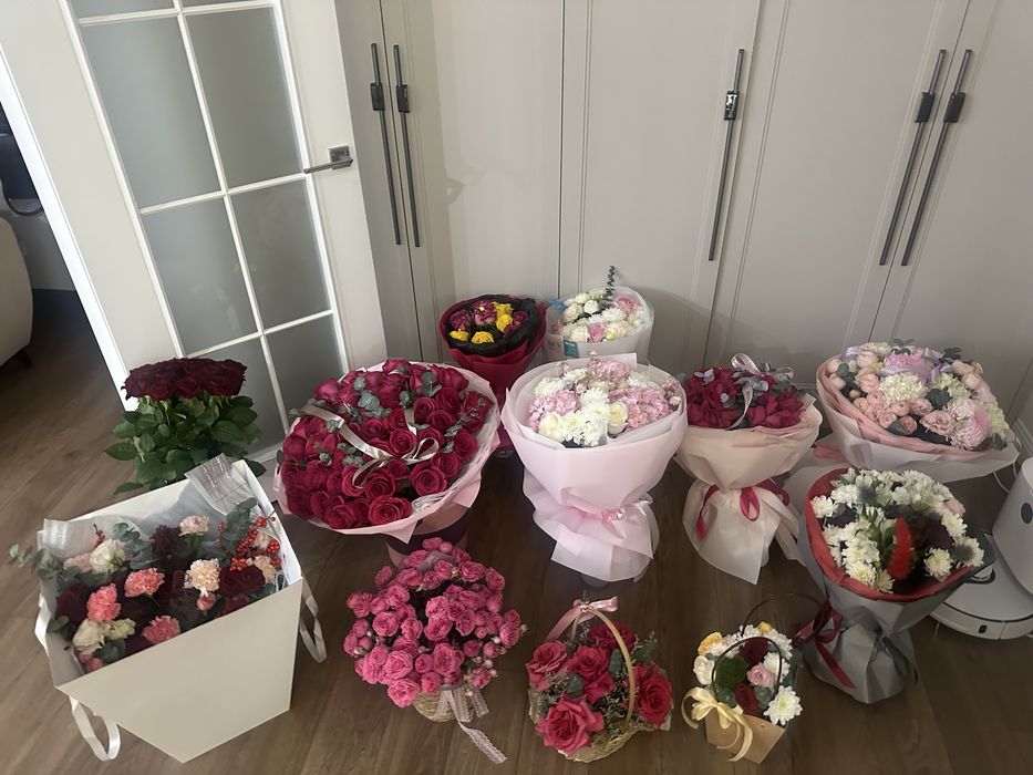 Цветы свежие,распродажа