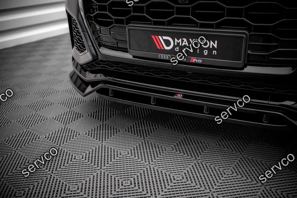 Prelungire splitter bara fata Audi RSQ8 Mk1 2019- v4 - Maxton Design