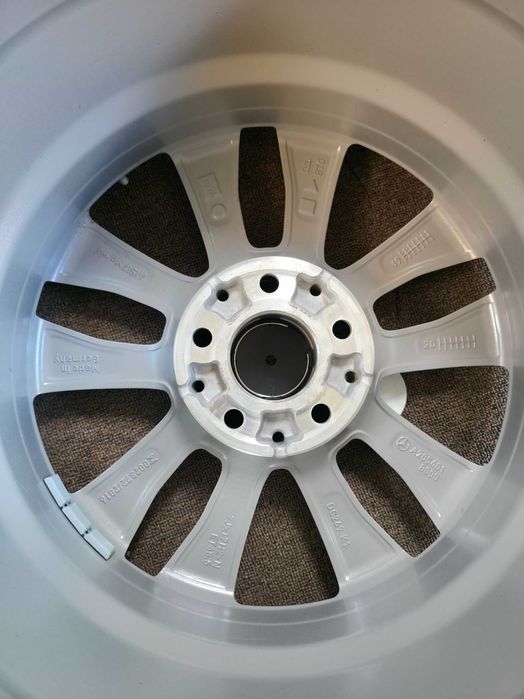 4 Jante Aliaj 5x112 17'' 7J ET 48.5 - OEM Mercedes C-Class W205 W206 A Class B Class CLA GLA GLC V-Class Vito Viano
