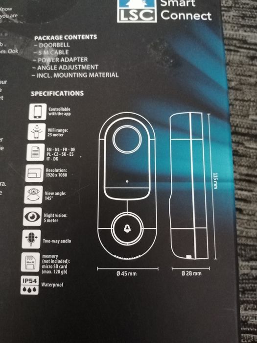 Wi-Fi звънец с камера