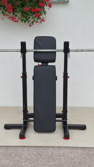 Banca de forță bench press + bara metalica