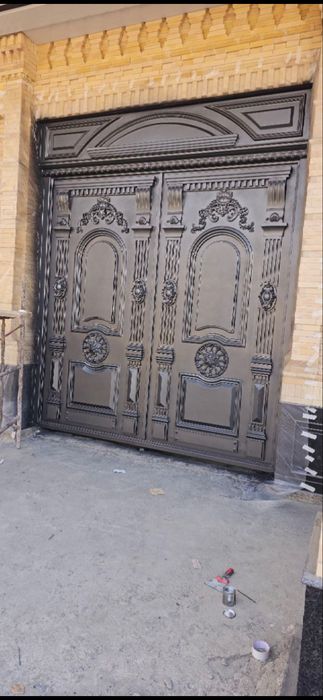 Ворота краска перила