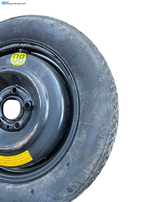 Roata Janta Rezerva Tabla Slim 5x108 125 90 15 R15 Volvo V50 2004 - 2012 Cod 9140848 [B4195]