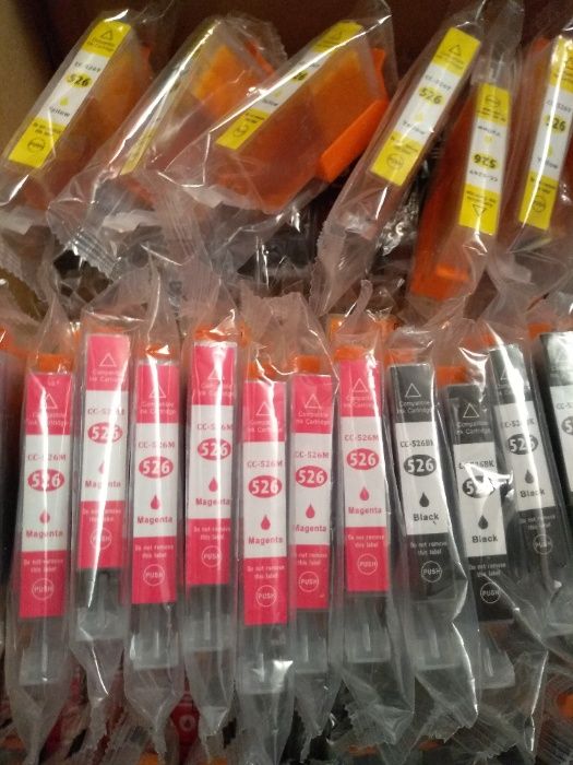 Комплект мастилници, тонер, мастило за принтер Canon, PGI525, CLI526