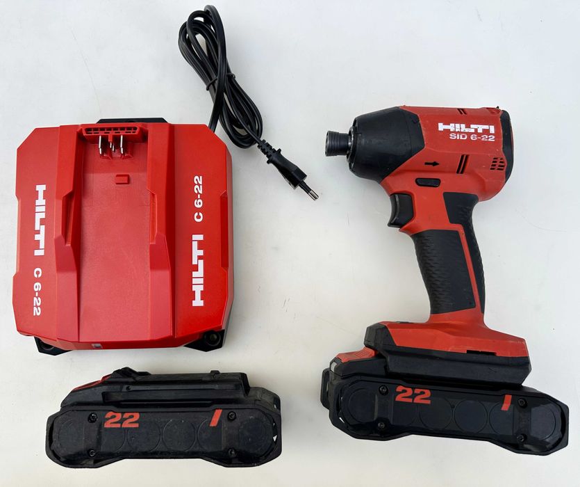 Hilti SiD 6-22 Nuron - Безчетков импакт 2х22V 4.0Ah перфектен!