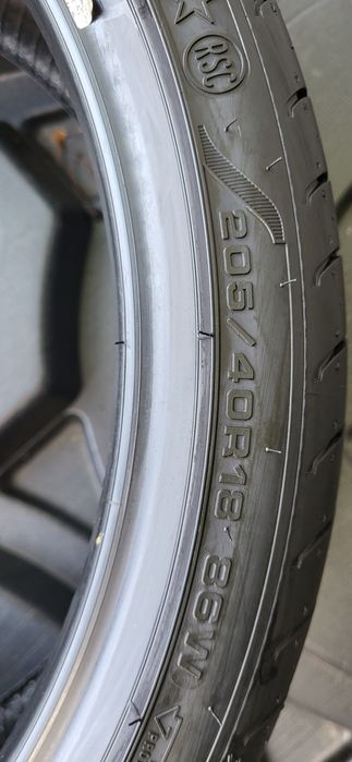 2 anvelope 205 40 18 Goodyear Runflat Bmw 2022 6,5mm