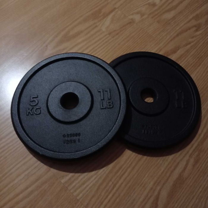 Тежести за бодибилдинг фитнес 2х5 кг
