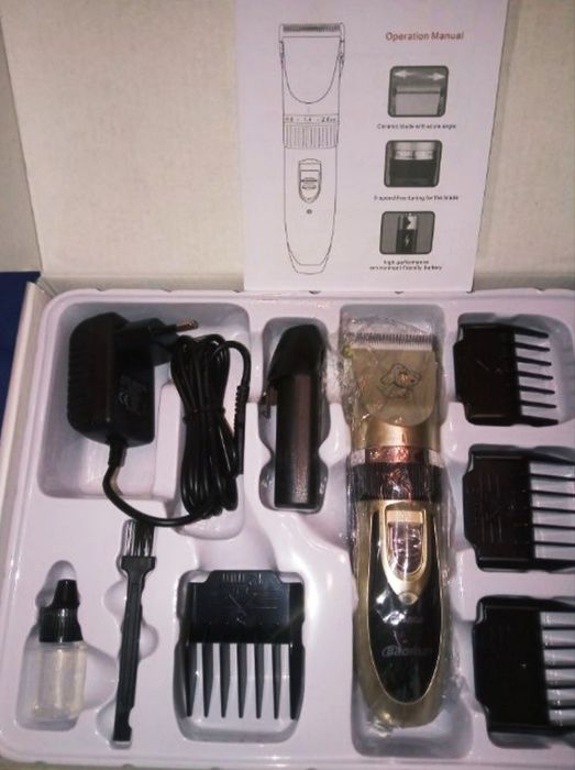 Безжична машинка за подстригване на домашни любимци Baorun