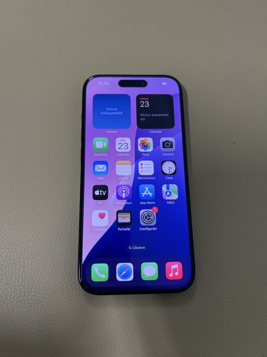 iPhone 15 Pro  Black 128GB 91% Sanatate Baterie