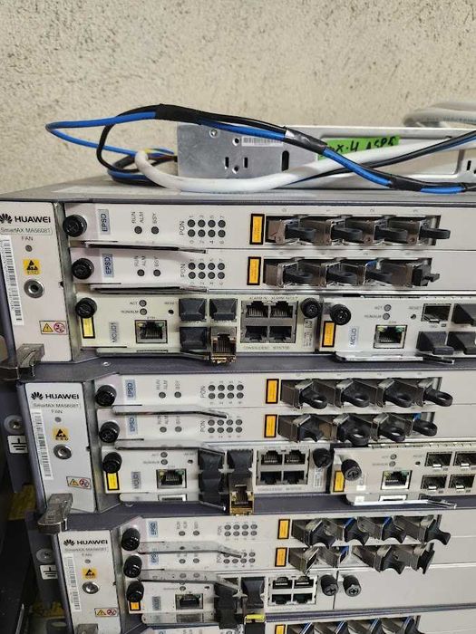 Huawei SmartAX MA5608T OLT EPON – MCUD1 10GE, EPSD, EPON платки