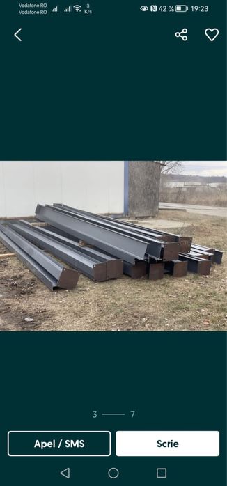 Structura 10x20x4=3000€hala metalica garaj schelet metalic