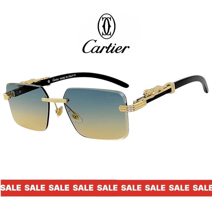 Cartier Panthera – Унисекс слънчеви очила 2026 с златна пантера