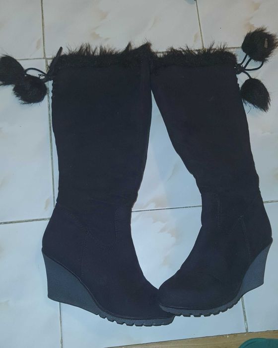 oferta cizme dragute negre 36